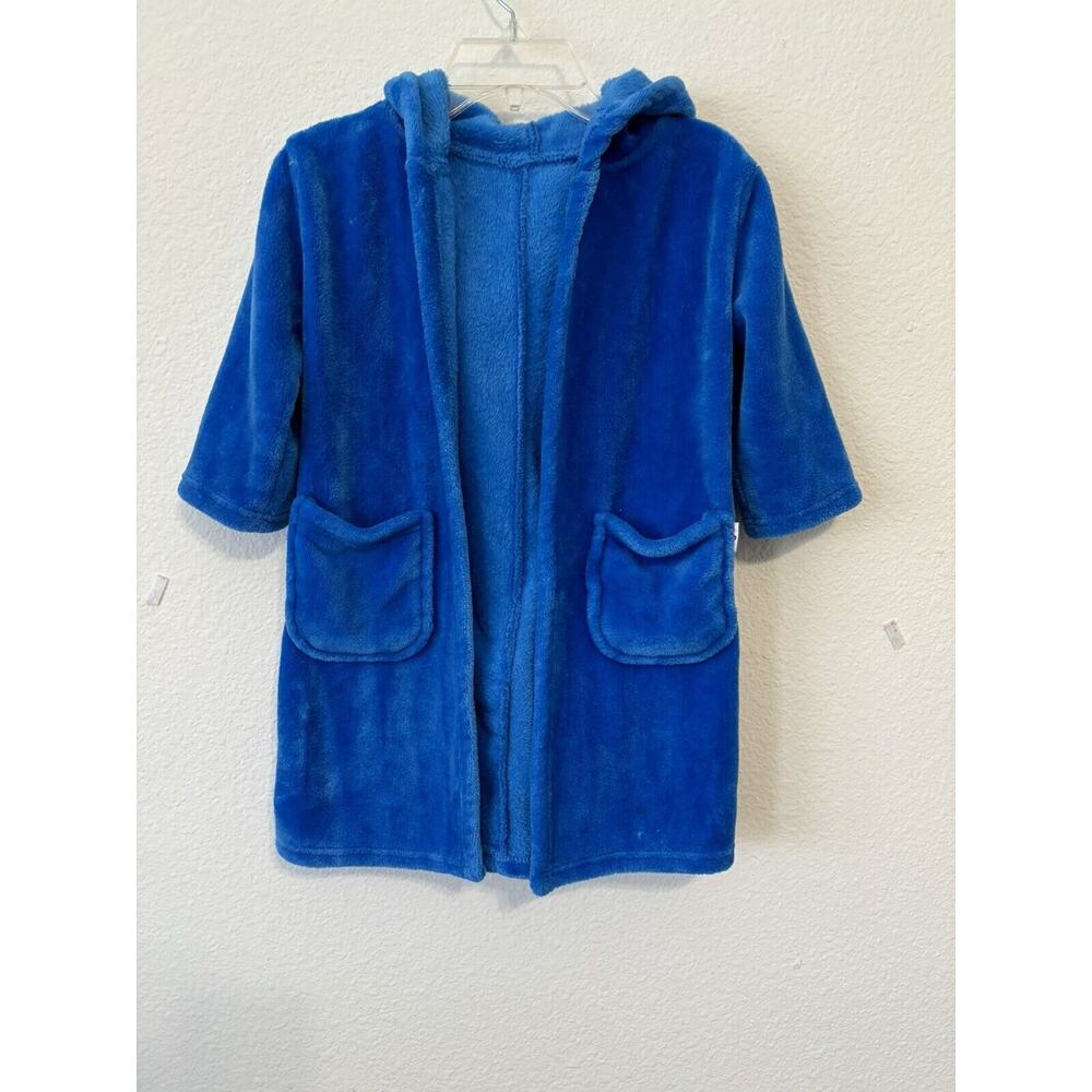 Hooded Shark Robe‎ Costume for Boys - Soft Plush, No Belt, Small